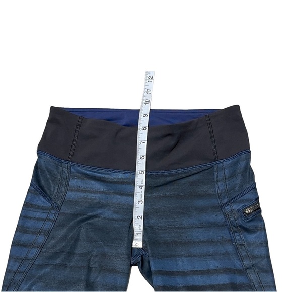 Lululemon Run Top Speed Crop Good Vibes Cropped Leggings Size 4 - Picture 10 of 10